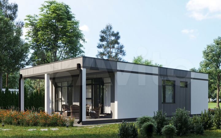 Коттедж 130 м² на участке 5,2 сот.