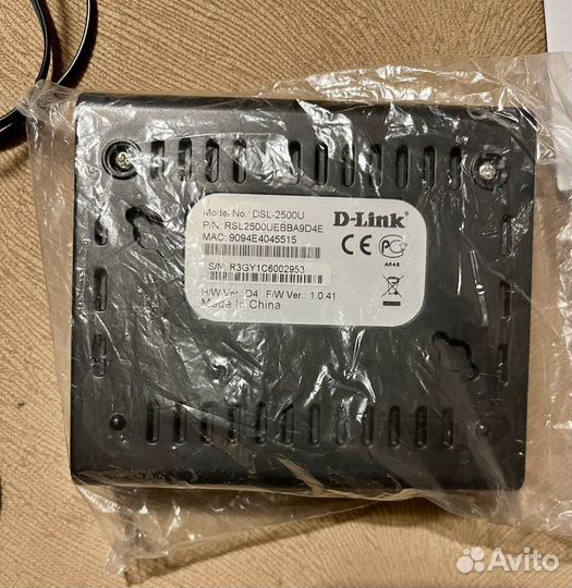 Маршрутизатор D-link DSL-2500U
