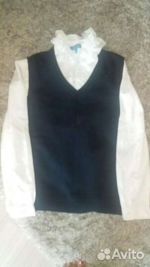 Рубашка+жилетка