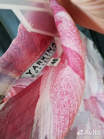 Шифоновая блузка 48р