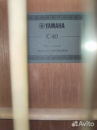 Классическая гитара yamaha c40 black