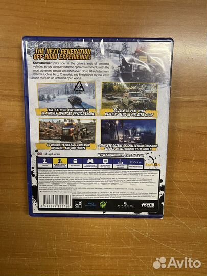 PS4 Snowrunner (новый, на русском)