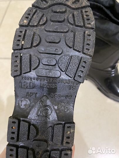 Детские резиновые сапоги