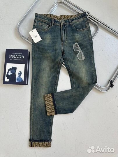 Джинсы скинни dior