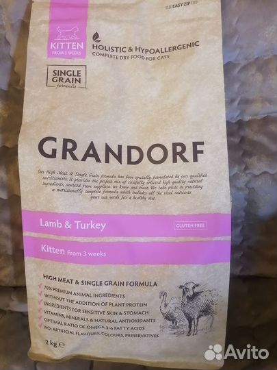 Корм Grandorf для котят 2 кг