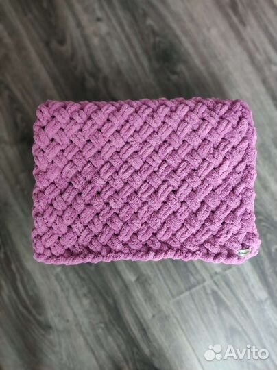 Вязанный плед