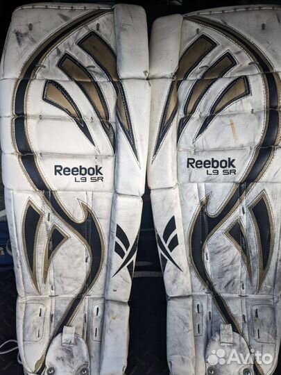 Щитки вратарские хоккейные reebok L9 SR