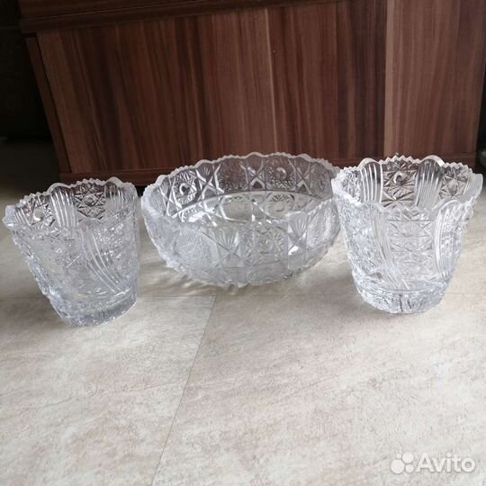 Фужеры, рюмки, хрусталь (посуда СССР)