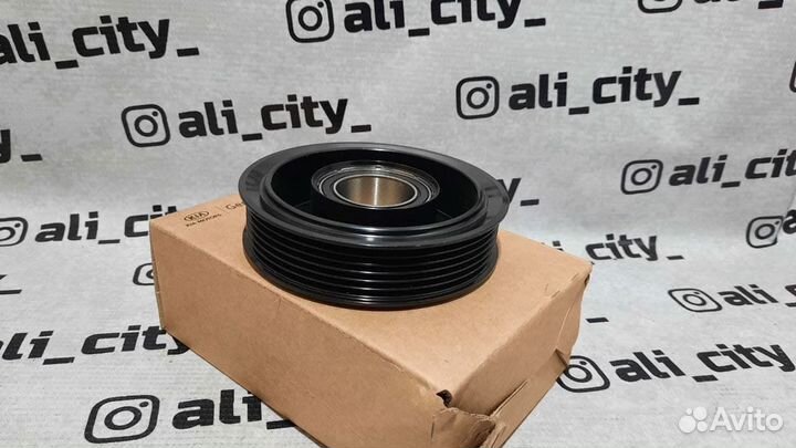 Шкив компрессора кондиционера Солярис Hyundai