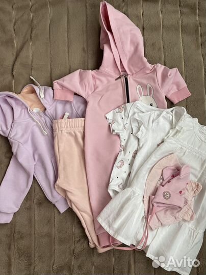 Пакет вещей на девочку 80