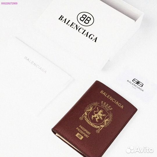 Обложка на паспорт Balenciaga (Арт.12757)