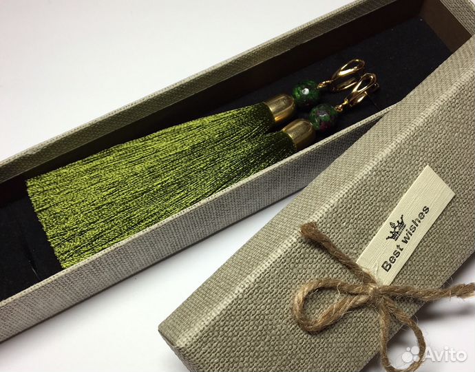 Серьги кисти ручной работы