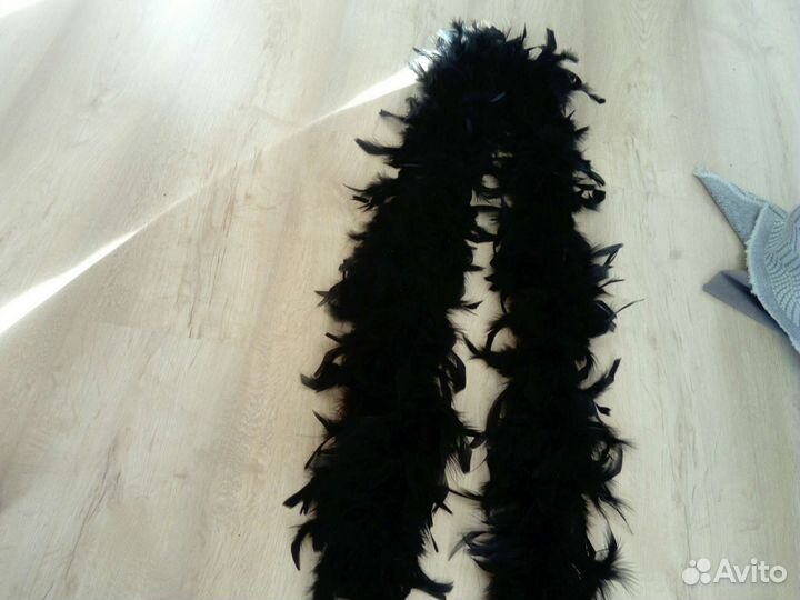 Боа черное 2м