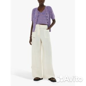 Кардиган с короткими рукавами Whistles, синий/муль