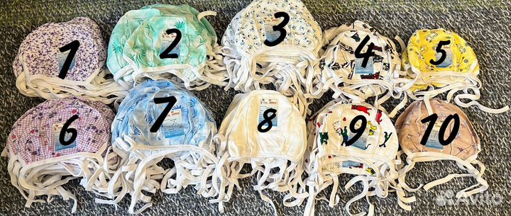 Чепчики для новорожденного, новые