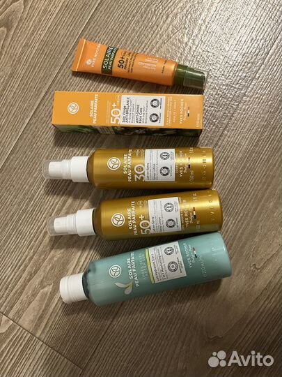 Масло для тела Моной и Солнцезащита Ив роше