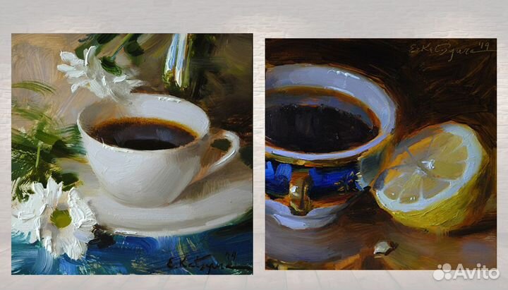 Утренний натюрморт картина