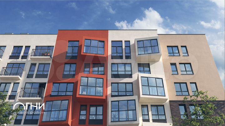 1-к. квартира, 38,8 м², 3/5 эт.