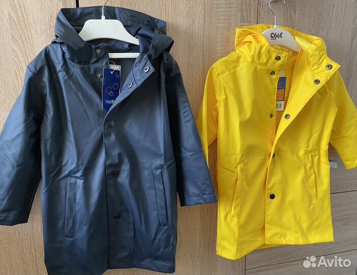 Дождевик парка новые куртка непромокаемая