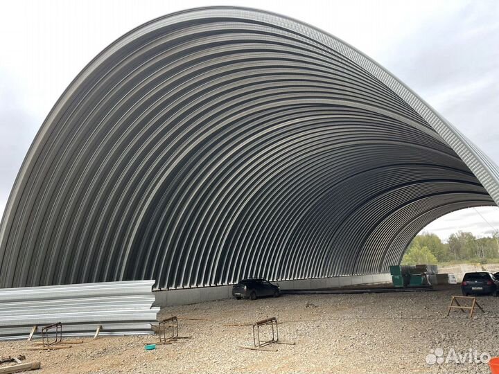 Станок для бескаркасных арочных ангаров