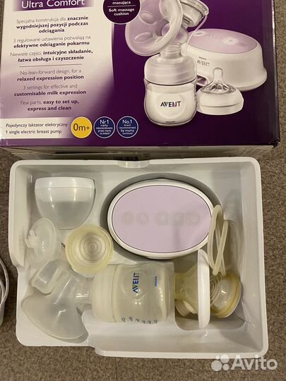 Электронный молокоотсос philips avent