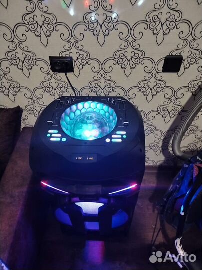 Музыкальная колонка с блютузом и караоке
