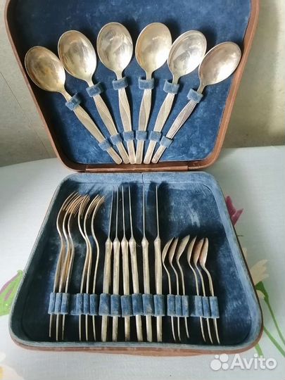 Набор столовых приборов СССР мельхиор