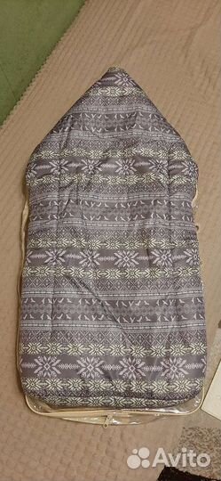 Зимний конверт в коляску