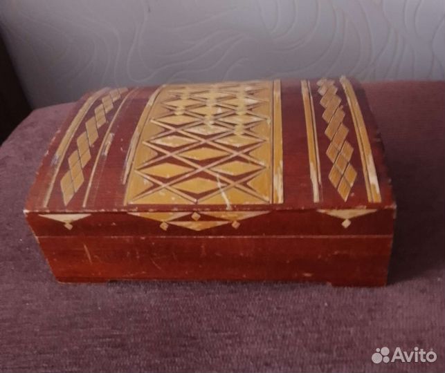 Шкатулка деревянная СССР