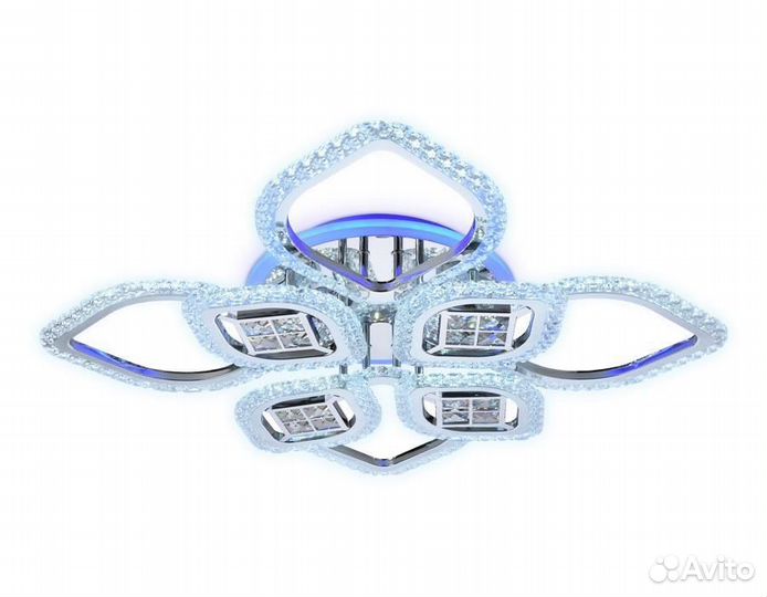 Люстра потолочная светодиодная с пультом