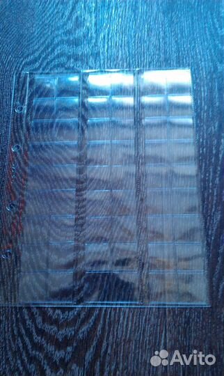 Листы для монет