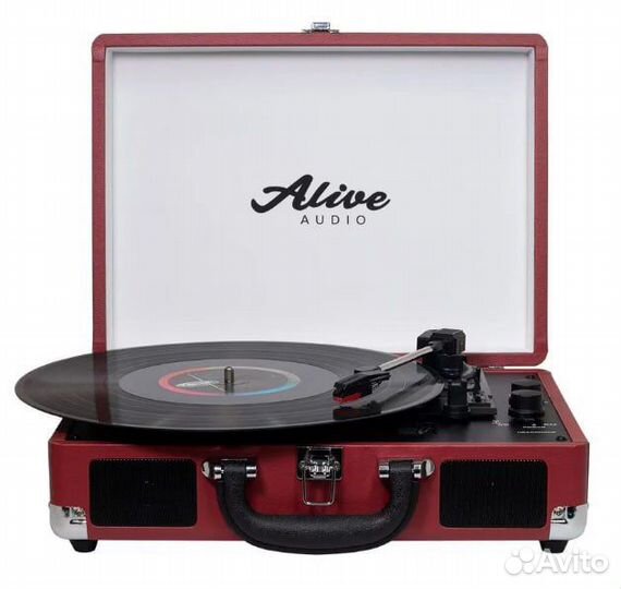 Виниловый проигрыватель Alive +виниловые пластинки