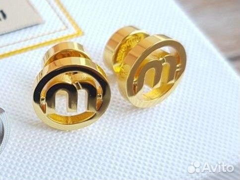 Серьги Miu Miu + упаковка