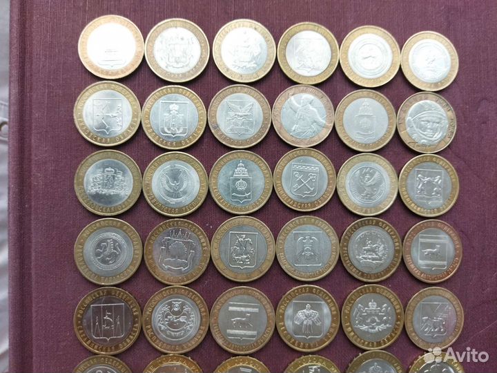 Юбилейные 10 рублевые монеты