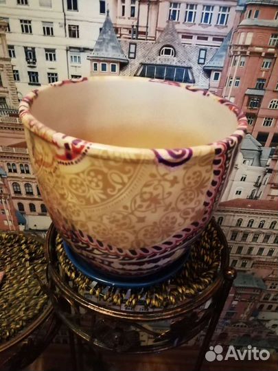 Цветочный горшок керамика