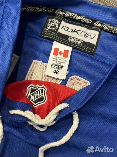 New York Rangers reebok NHL хоккейная форма