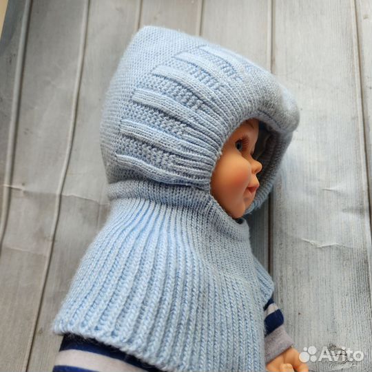 Шапка шлем зимний