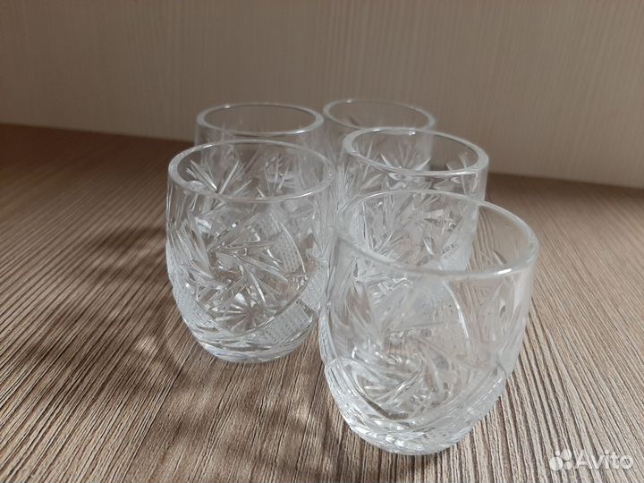 Хрустальные рюмки СССР