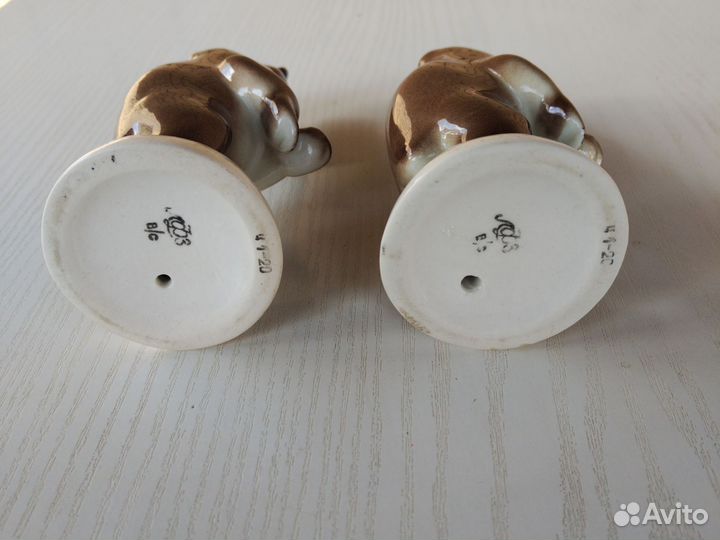 Статуэтка бурый медведь СССР, лфз