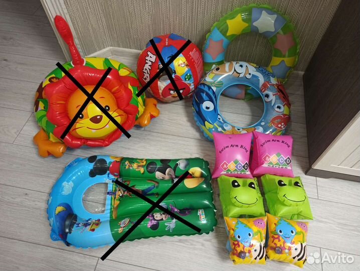 Новые надувные плавательные нарукавники, круги