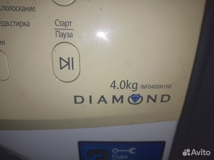 Запчасти. Samsung Diamond WF0400N1NE. 4 кг