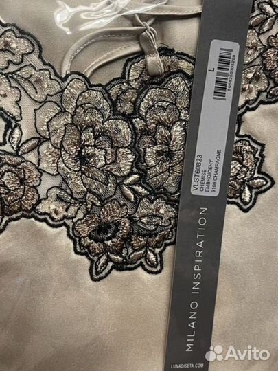 Luna di Seta шелковая сорочка vlst60823