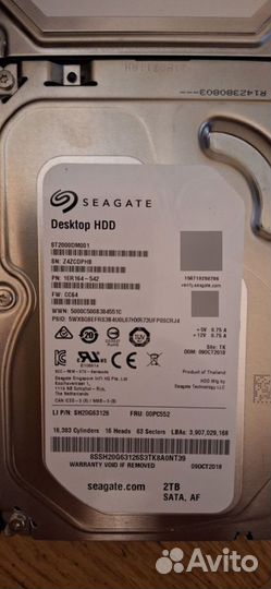 Жесткий диск SATA hdd 3.5 500Гб, 1Тб, 2Тб