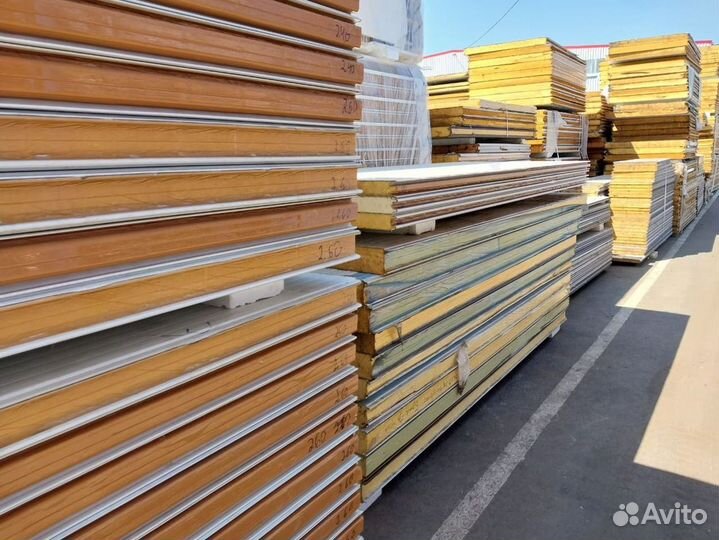 Сэндвич-панели 20000 м2 в наличии