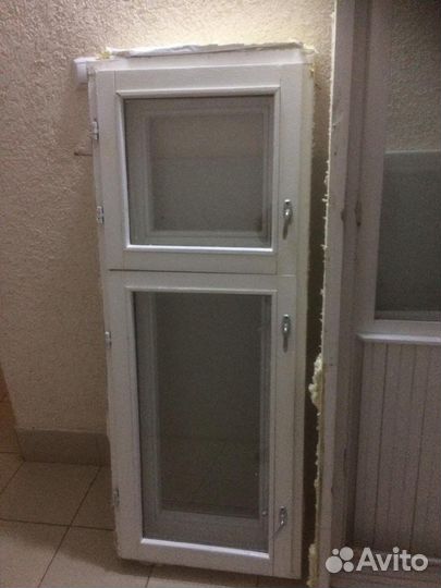 Оконный блок с дверью бу