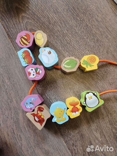 Пакет деревянных игрушек