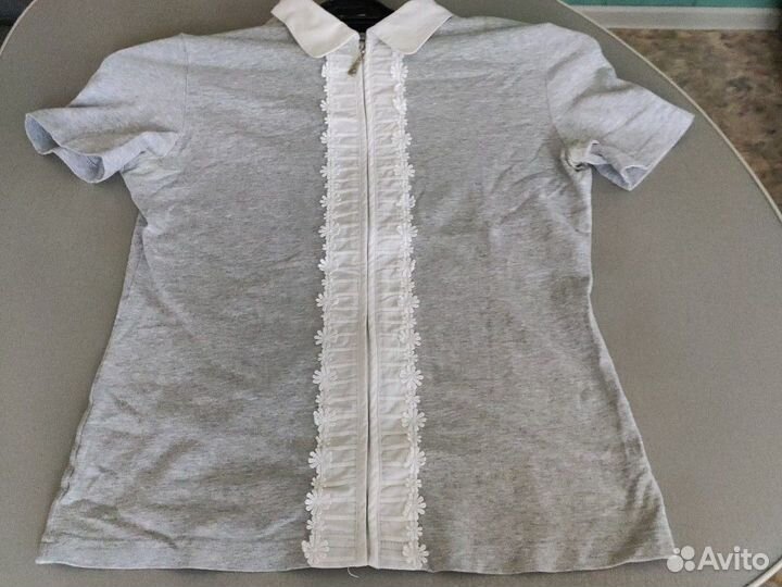 Блузки на девочку в школу