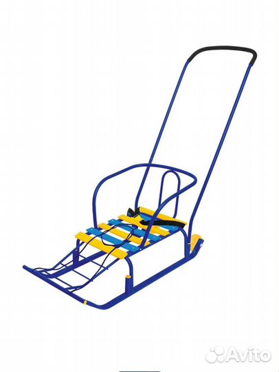 Детские санки на колесах