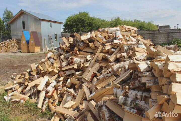 Дрова колотые твердых пород
