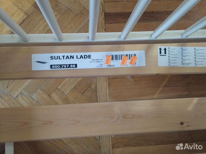 Детская кровать с матрасом IKEA